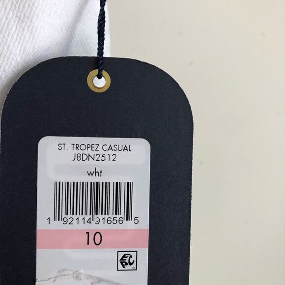 TOMMY HILFIGER St.Tropez Casual White Denim Jean Wrap Skirt Skort NWT - Picture 6 of 11